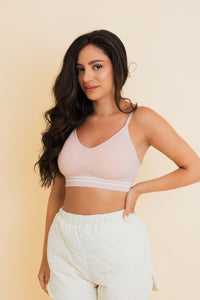 Sporty Vintage Ribbed Ultra Comfy Bralette