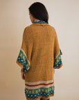 Kachina Style Tapestry Knit Ruana