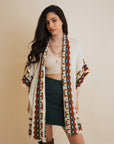 Kachina Style Tapestry Knit Ruana