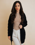 Classic Snuggle Comfort Cable Knit Cardigan