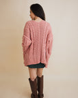 Classic Snuggle Comfort Cable Knit Cardigan