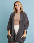 Ribbed Open-Front Knit Cardigan - Easy Layering 🧥