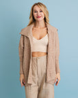 Chunky Cable Knit Oversized Poncho Cardigan