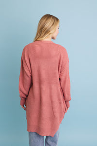 Cozy Open-Front Waffle Knit Long Cardigan - Winter Staple ⛄