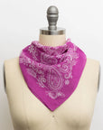 Paisley Floral Patterned Bandana Leto Collection