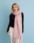 Ultra Soft Chenille Tassel Scarf