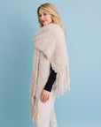 Ultra Soft Boucle Fringe Blanket Scarf