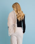 Ultra Soft Boucle Fringe Blanket Scarf