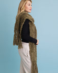 Ultra Soft Boucle Fringe Blanket Scarf