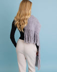 Ultra Soft Boucle Fringe Blanket Scarf