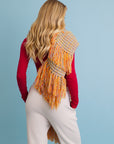 Fun & Fluffy Knit Fringe Winter Scarf