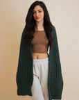 Waffle Weave Cozy Edge Scarf