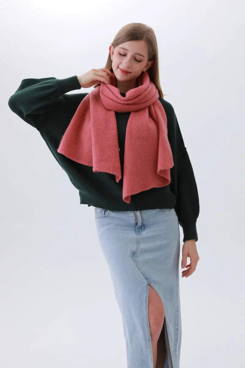 Classic Bias-Cut Scarf – Woven Elegance &amp; Timeless Style ✨🧣 Leto Collection