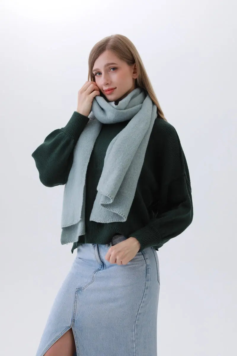 Classic Bias-Cut Scarf – Woven Elegance &amp; Timeless Style ✨🧣 Leto Collection