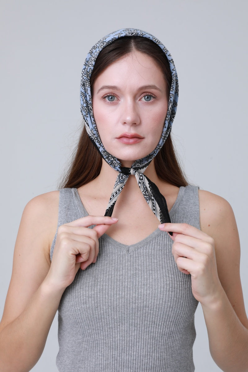 Printed Bandana Set – Versatile Headscarf &amp; Neck Wrap for Women