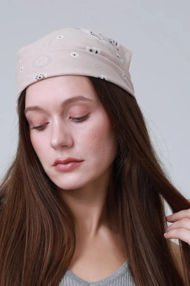 Soft Cotton Printed Bandanas – Multi-Way Headband &amp; Scarf Set 🌸🧣 Leto Collection