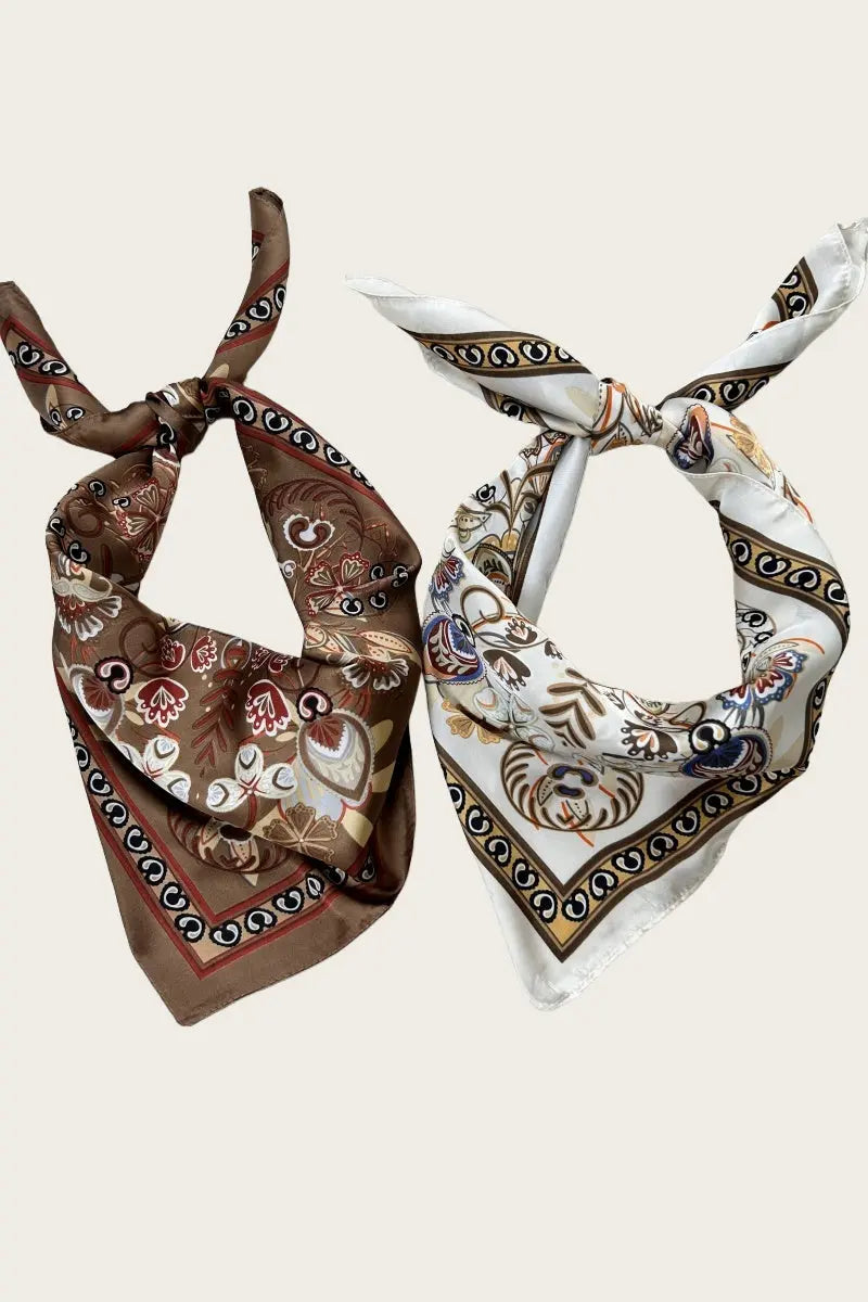 Vintage Print Bandana - Multi-Way Style 🧣✨ Leto Collection