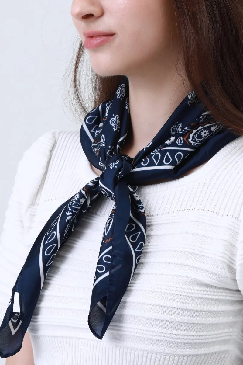 Bohemian Paisley Bandana - Multi-Way Silky Scarf 🌺🧣 Leto Collection