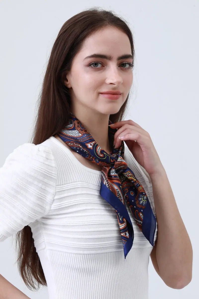 Vintage Paisley Silky Scarf - Timeless Bohemian Accent 🌸🧣 Leto Collection