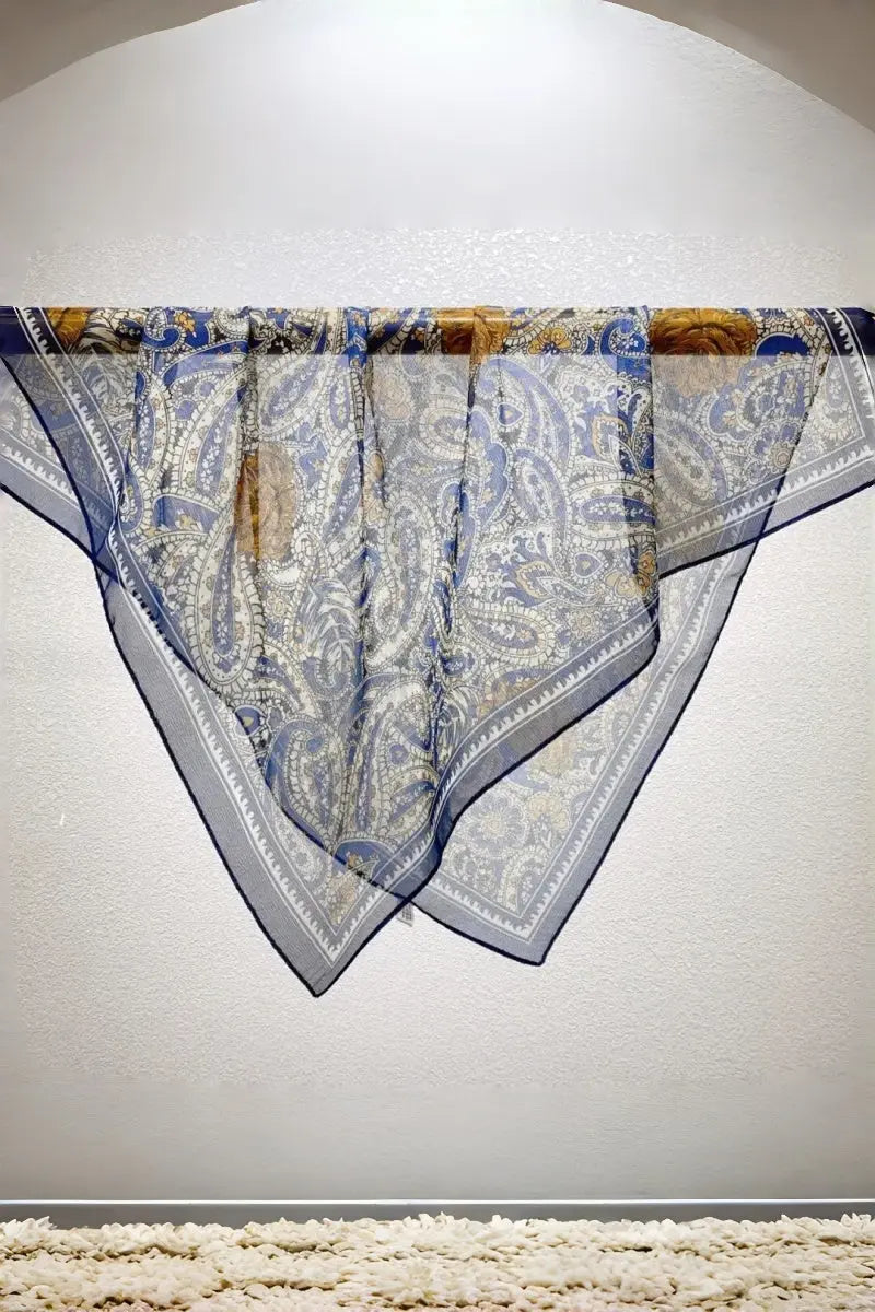 Classic Boho Print Bandana – Lightweight Spring &amp; Summer Style 🌼🧣 Leto Collection
