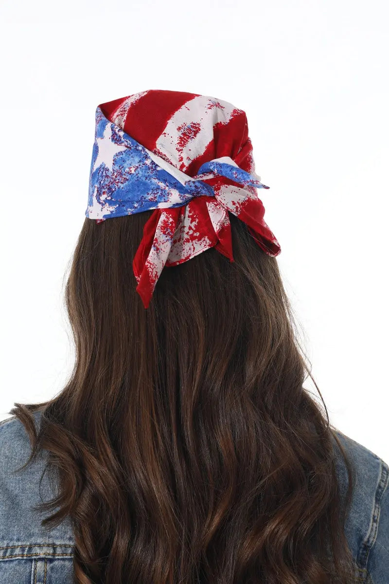 Vintage US Flag Bandana – Square Scarf Leto Collection