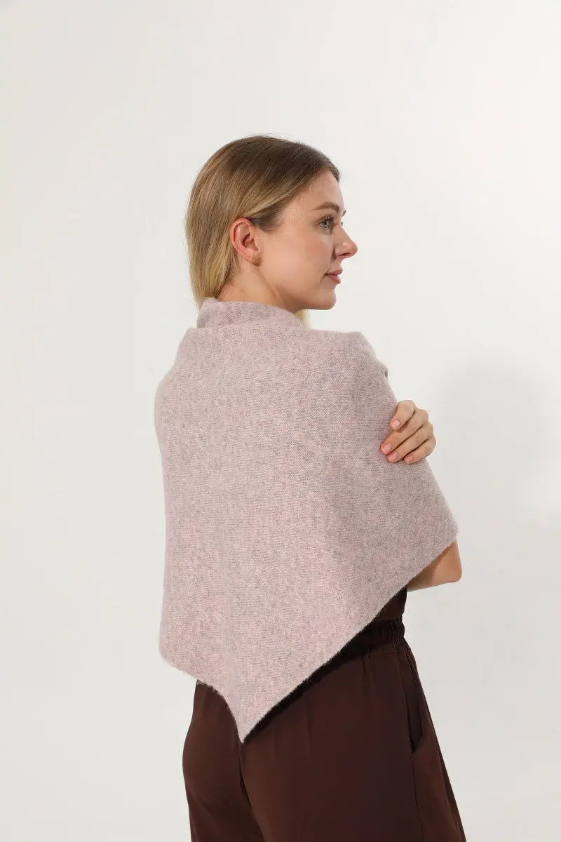 Soft Knit Triangle Multi‑way Wear Women Warm Shawl Scarf Leto Collection