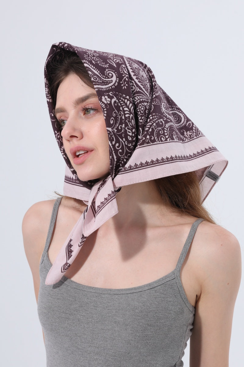 Paisley Print Multi‑wear Bandana Scarf