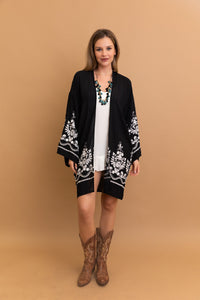 Blossom Breeze Embroidered Kimono