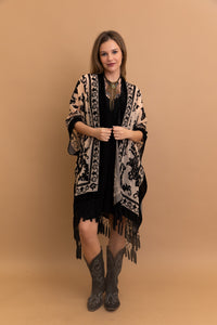 Velvet Dream Mesh Tapestry Kimono