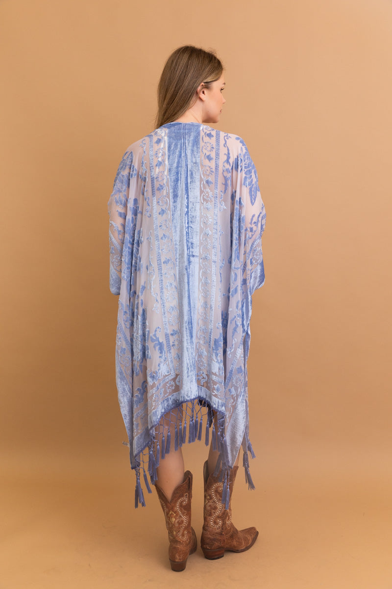 Velvet Dream Mesh Tapestry Kimono