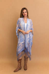 Velvet Dream Mesh Tapestry Kimono