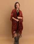 Velvet Dream Mesh Tapestry Kimono