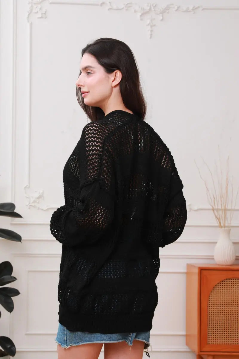 Lightweight Summer Layering Cardigan – Breeze & Boho Style – leto