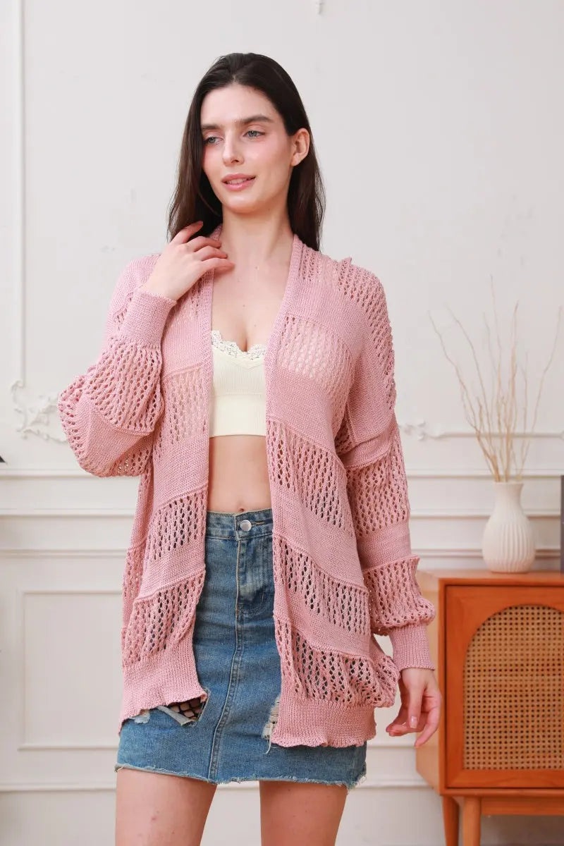 Lightweight Summer Layering Cardigan – Breeze & Boho Style – leto