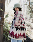 Aztec Dreams Faux Hair Pocket Ruana Ponchos