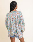 Blossom Tie Front Kimono Wrap