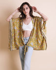 Blossom Tie Front Kimono Wrap