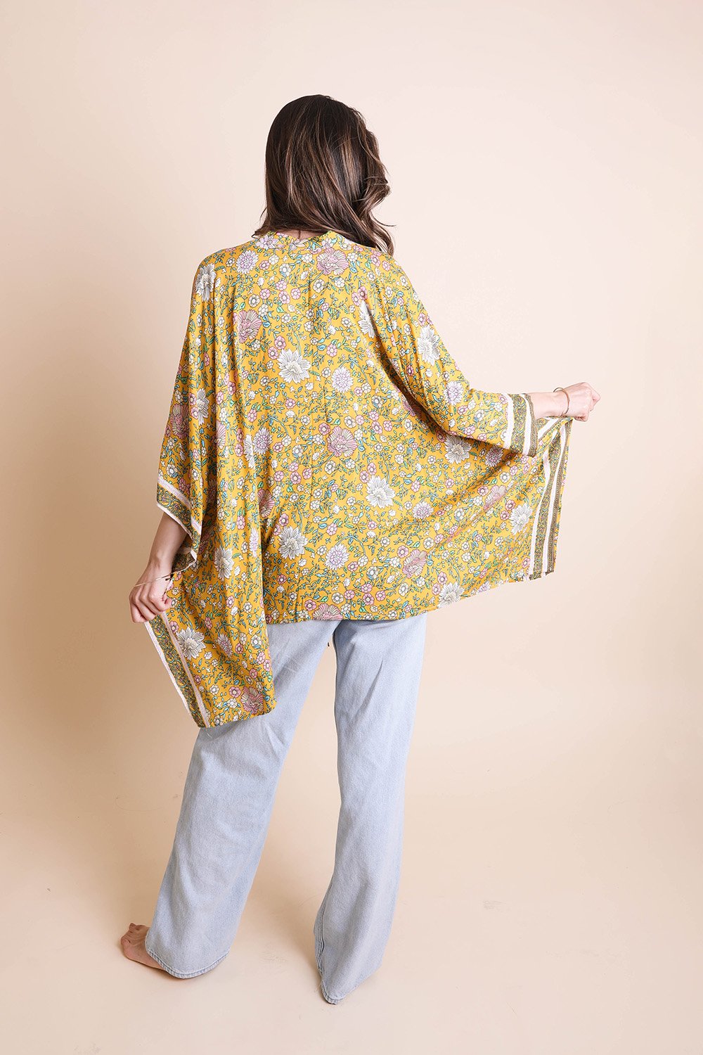 Blossom Tie Front Kimono Wrap