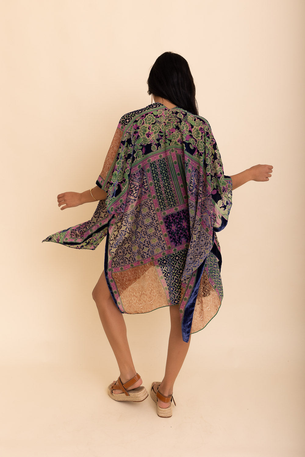 Leto Collection - Bohemian Burnout Velvet Kimono $63 – Thank you