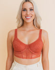 Chic Contours Lace Longline Bralette w/ Underline Small /