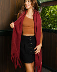 Cloud Soft Tassel-Trimmed Scarf Scarves