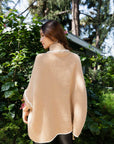 CozyCove Turtle Neck Poncho with Easy Sleeves Ponchos