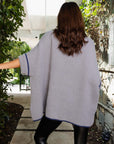 CozyCove Turtle Neck Poncho with Easy Sleeves Ponchos