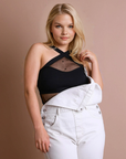 Cross Front Bralette Plus Size