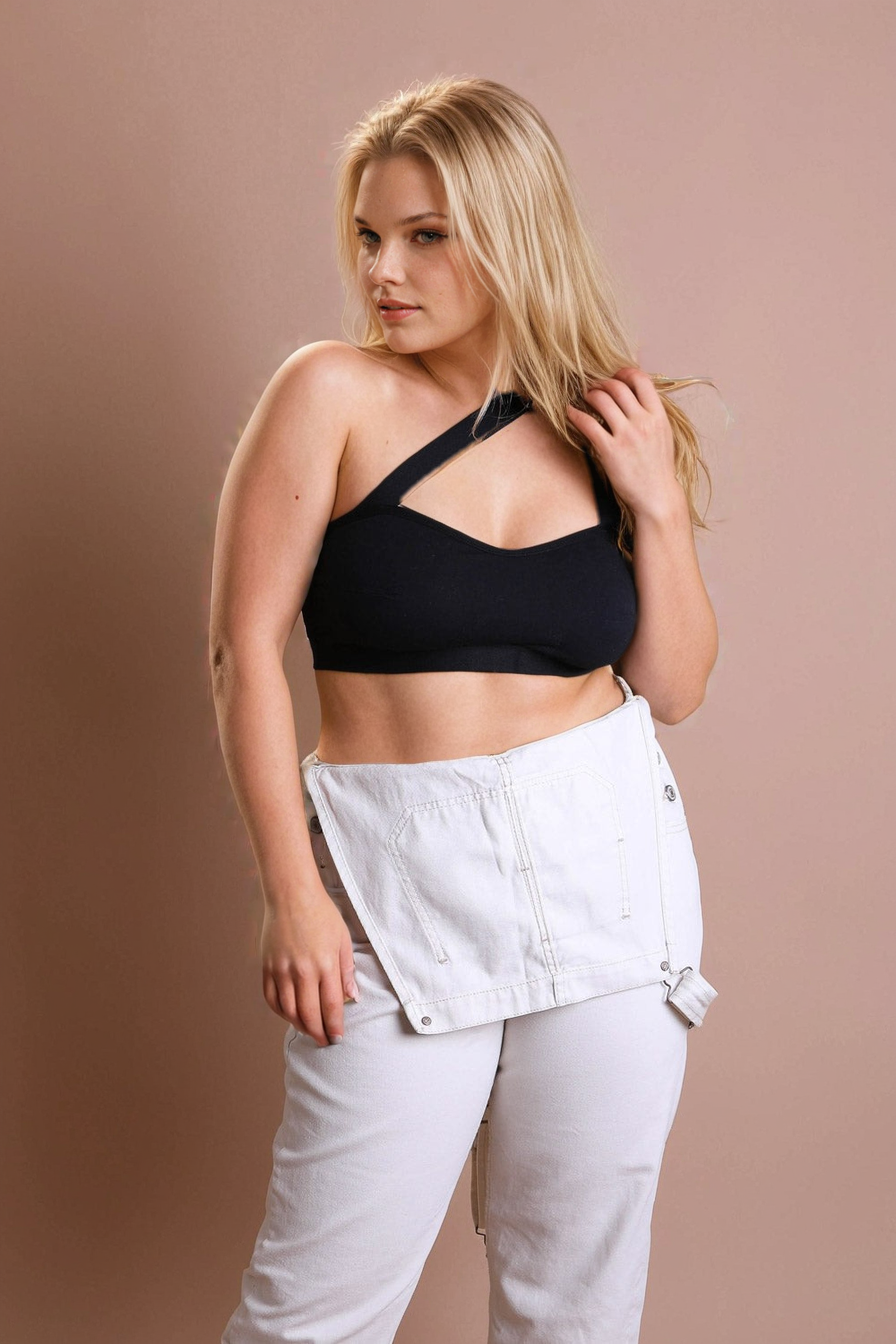 Cross Front Bralette Plus Size