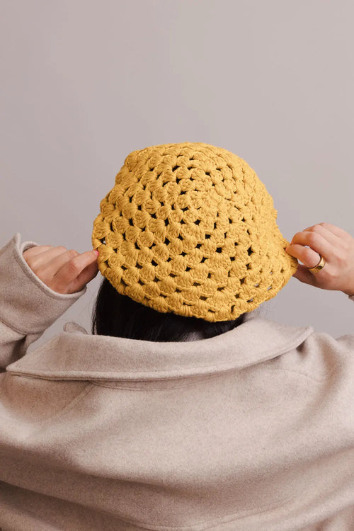 Darling Crochet Knitted Beret - leto-collection