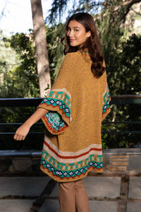 Kachina Tapestry Knit Cardigan Ruana Ponchos