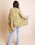 Floral Front Tie Kimono Wrap