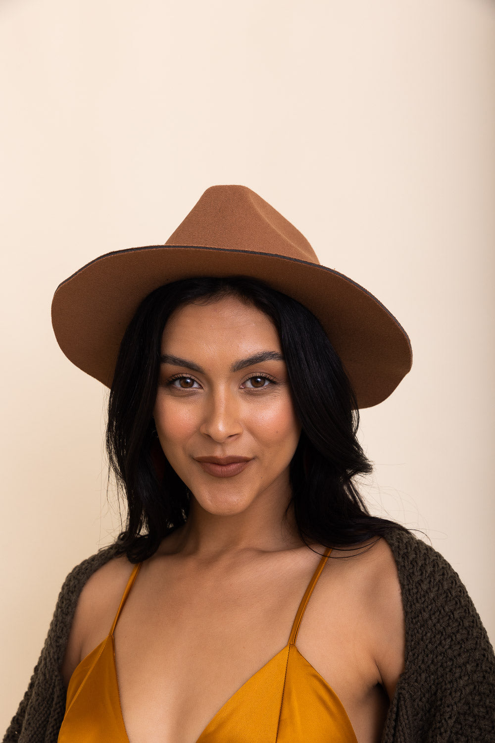 Pinched Front Western Style Hat Hats