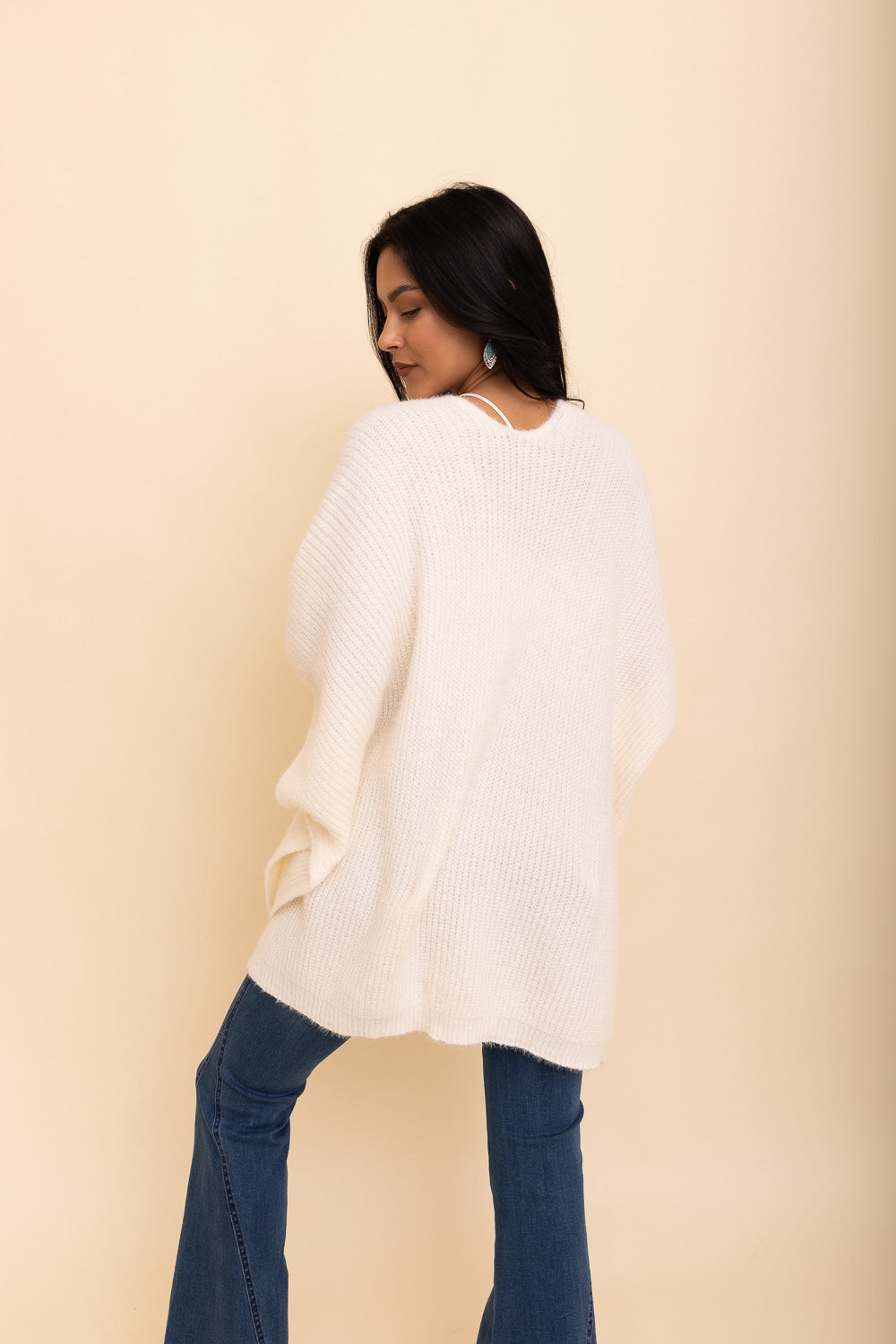 Relax &amp; Chill Summer Nights Boucle Poncho Ponchos